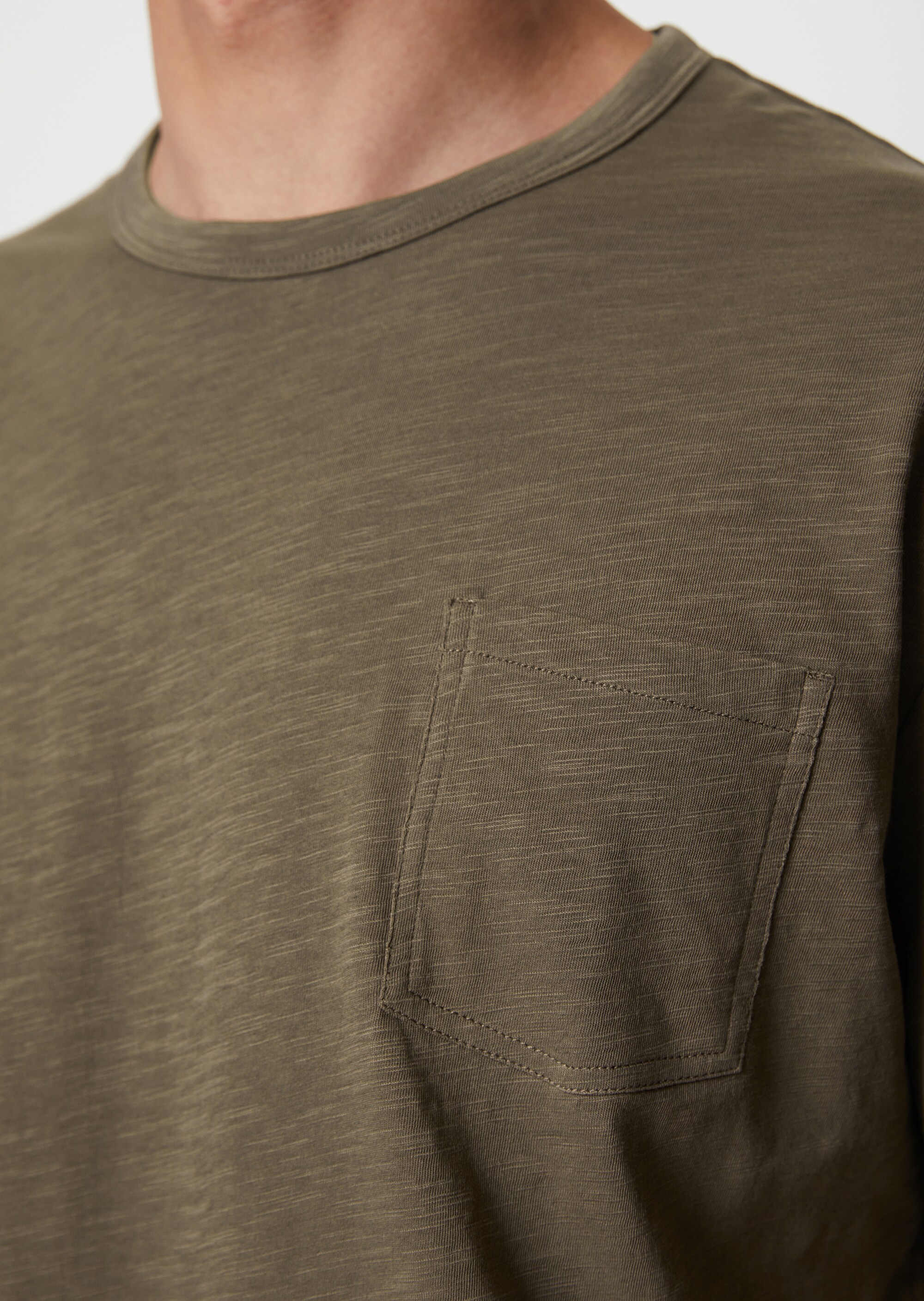 T-Shirt regular in softer Slub-Jersey-Qualität