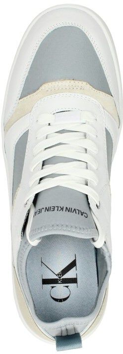 Calvin Klein Cupsole Lace Up Basket Sock wit