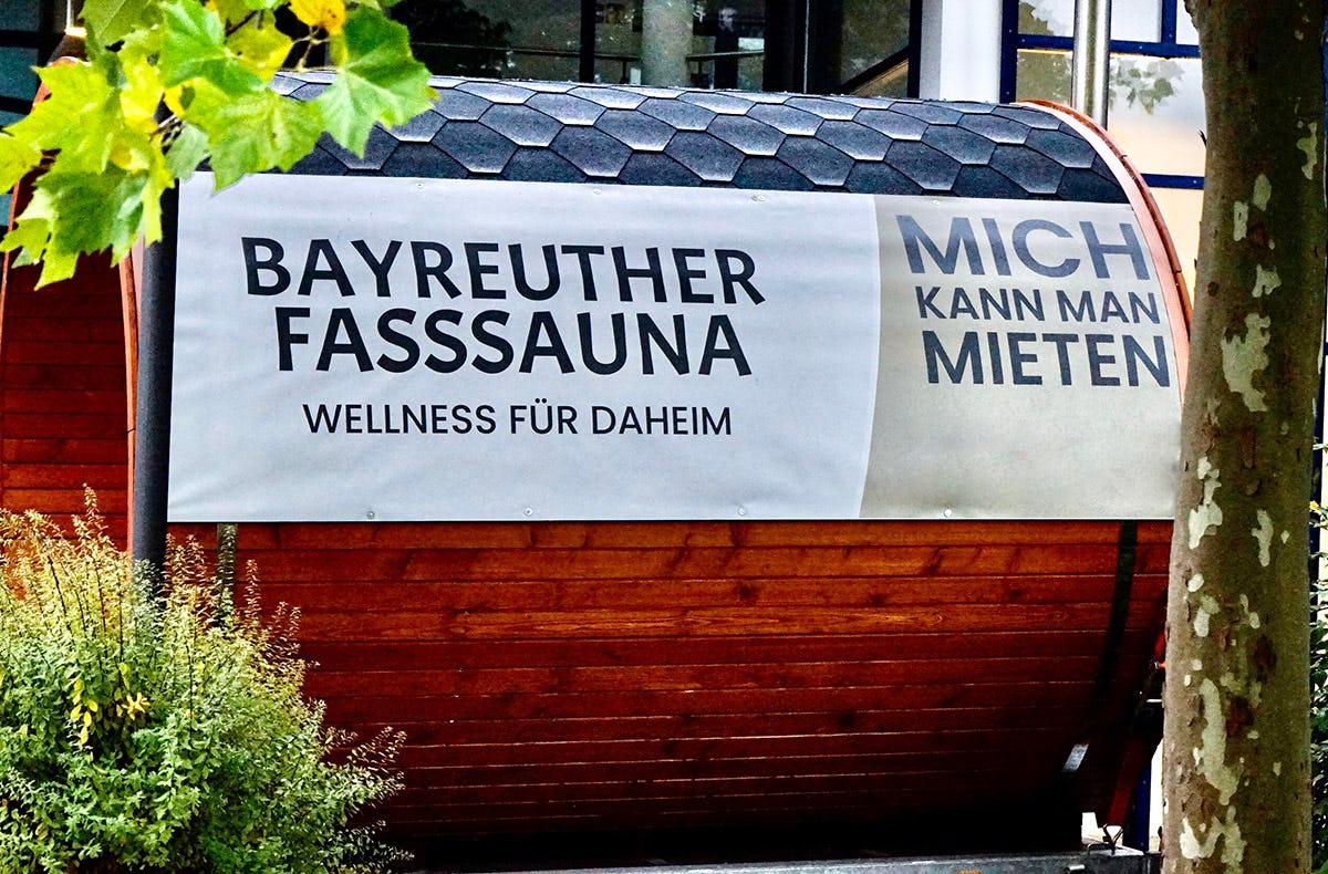 Fasssauna mieten Bayreuth