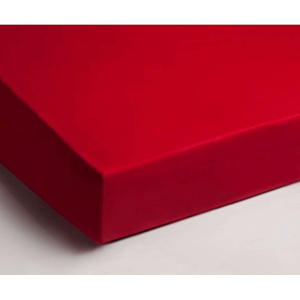 Day Dream Hoeslaken - Strijkvrij - 160x200 cm - Rood
