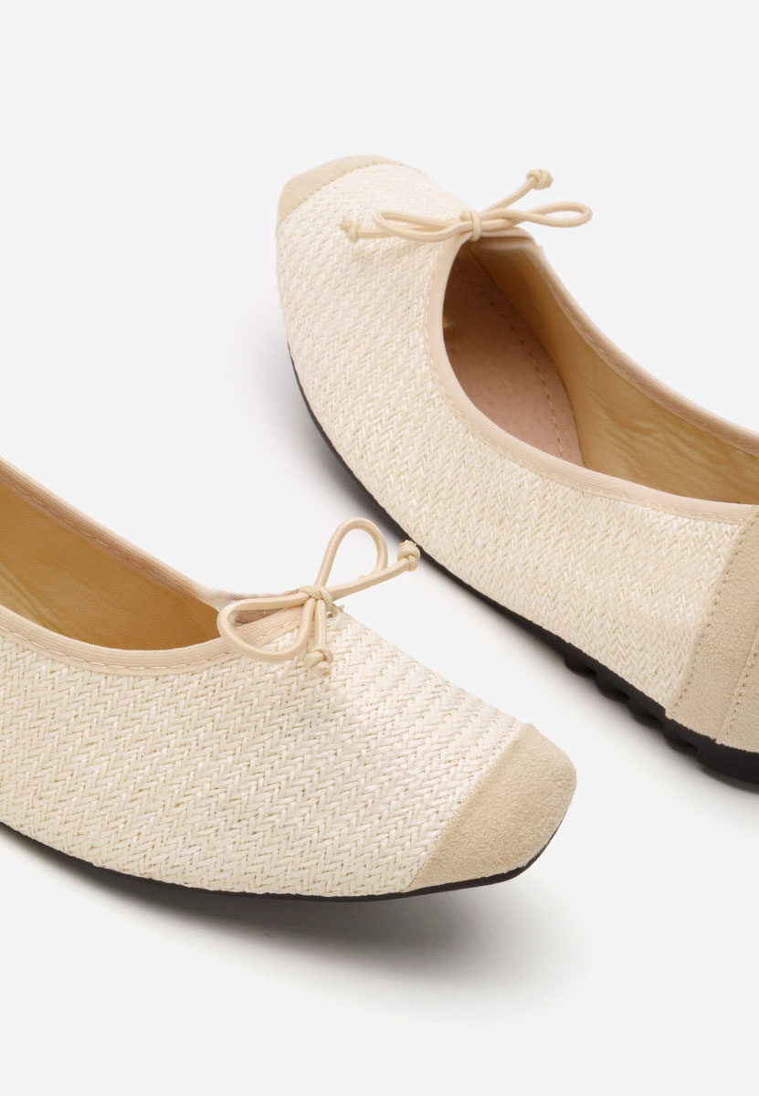 Ballerines femme crème Janeta