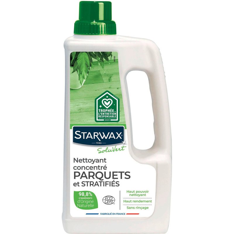 Nettoyant concentré parquet et stratifié - Label Ecocert - 1 L