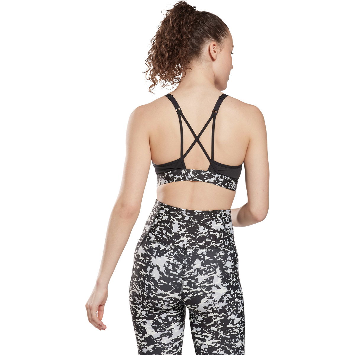 Reebok Lux Strappy Medium Support Sports BH Dame