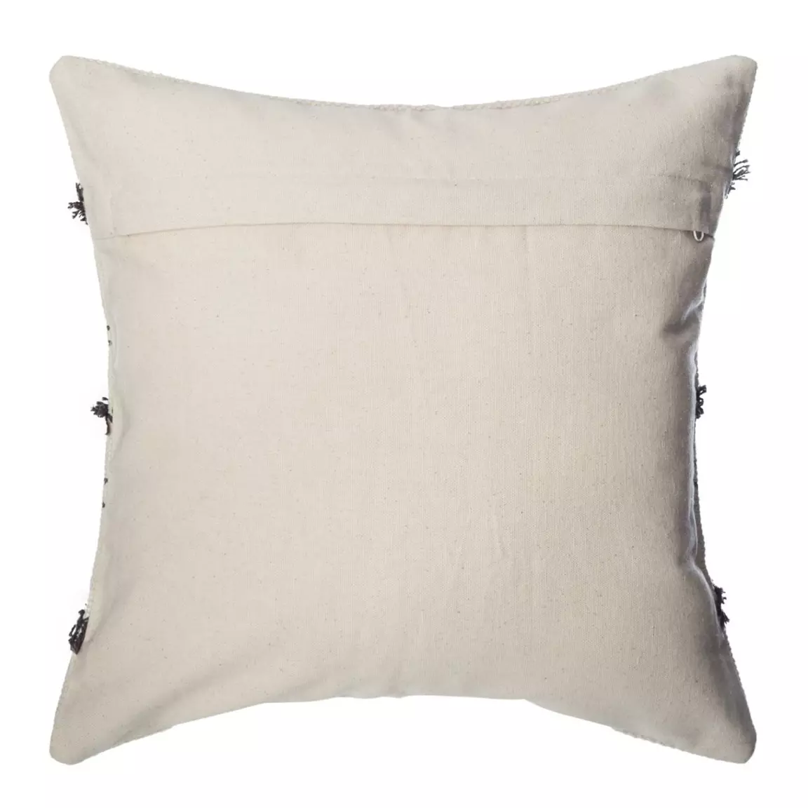 Housse de coussin carrée coton (40 x 40 cm) Wave Grise