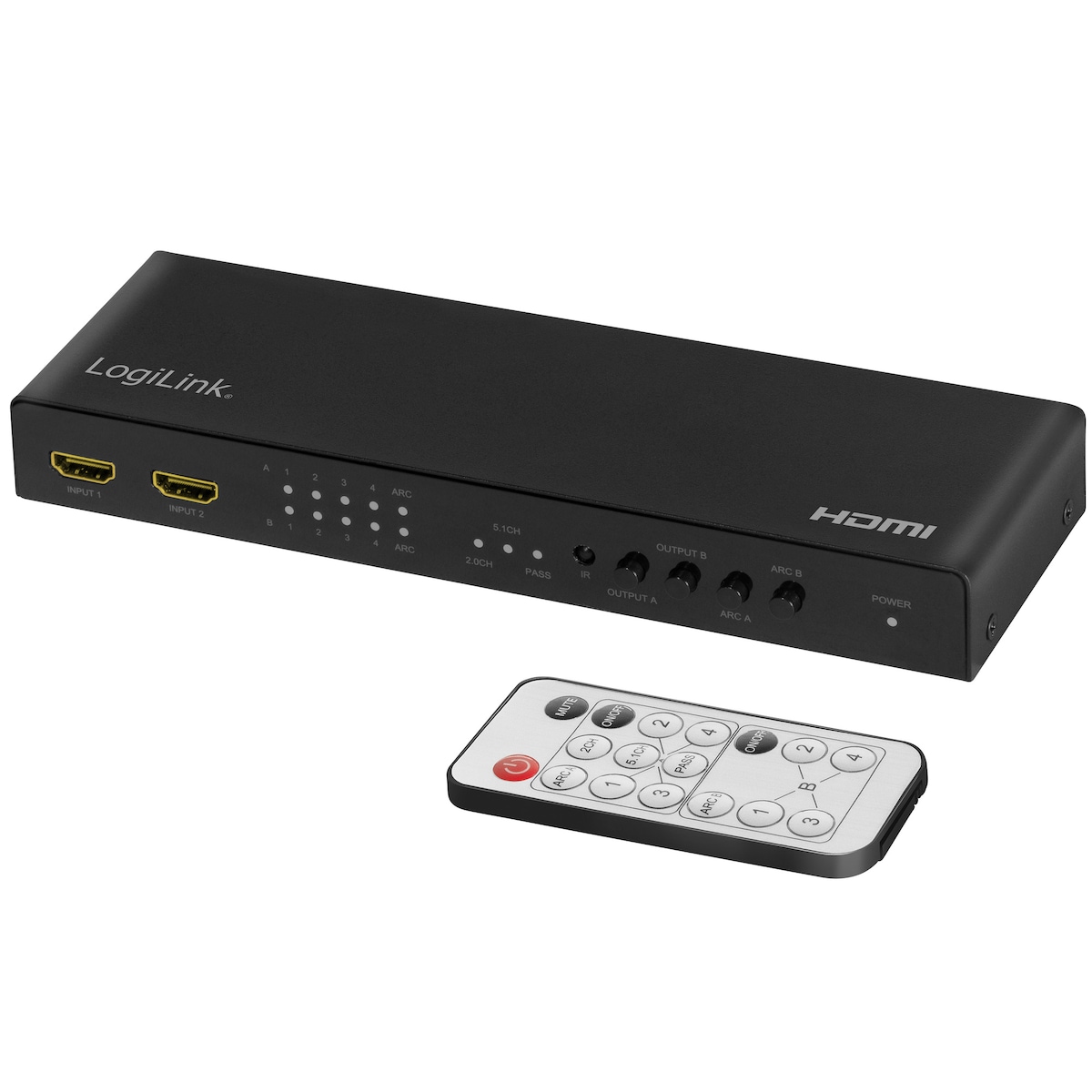 HDMI Matrix-switch 4K/60Hz ARC HDCP HDR CEC