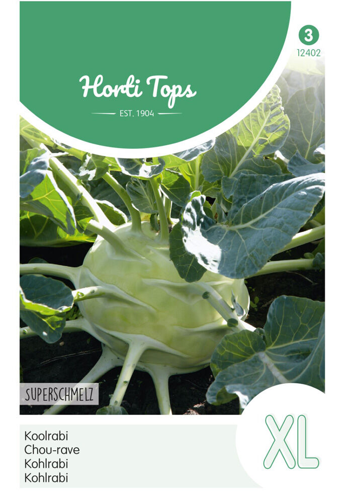 Hortitops Koolrabi Brassica oleracea convar. acephala var. gongylodes Superschmelz - Kool