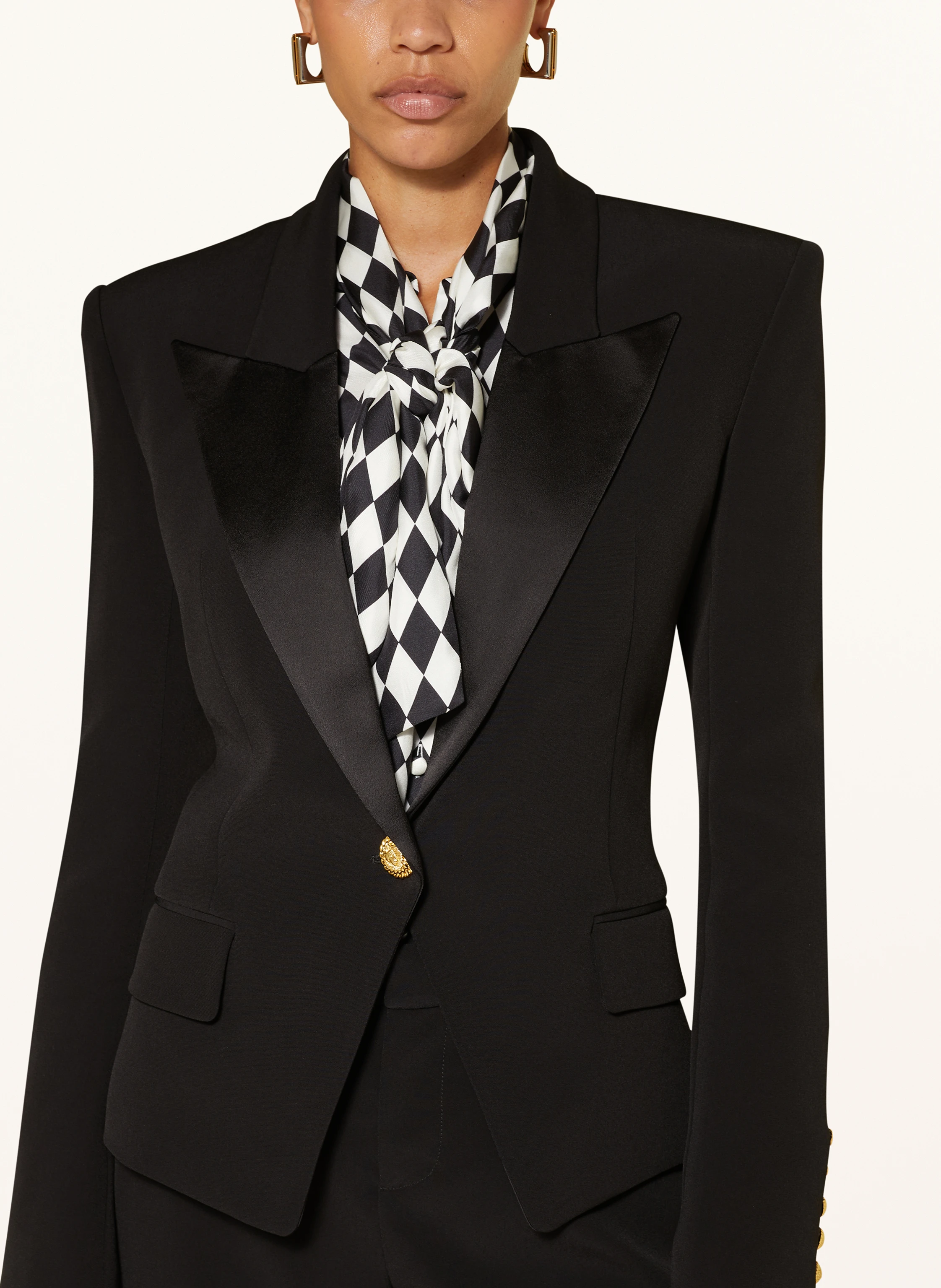BALMAIN Blazer im Materialmix