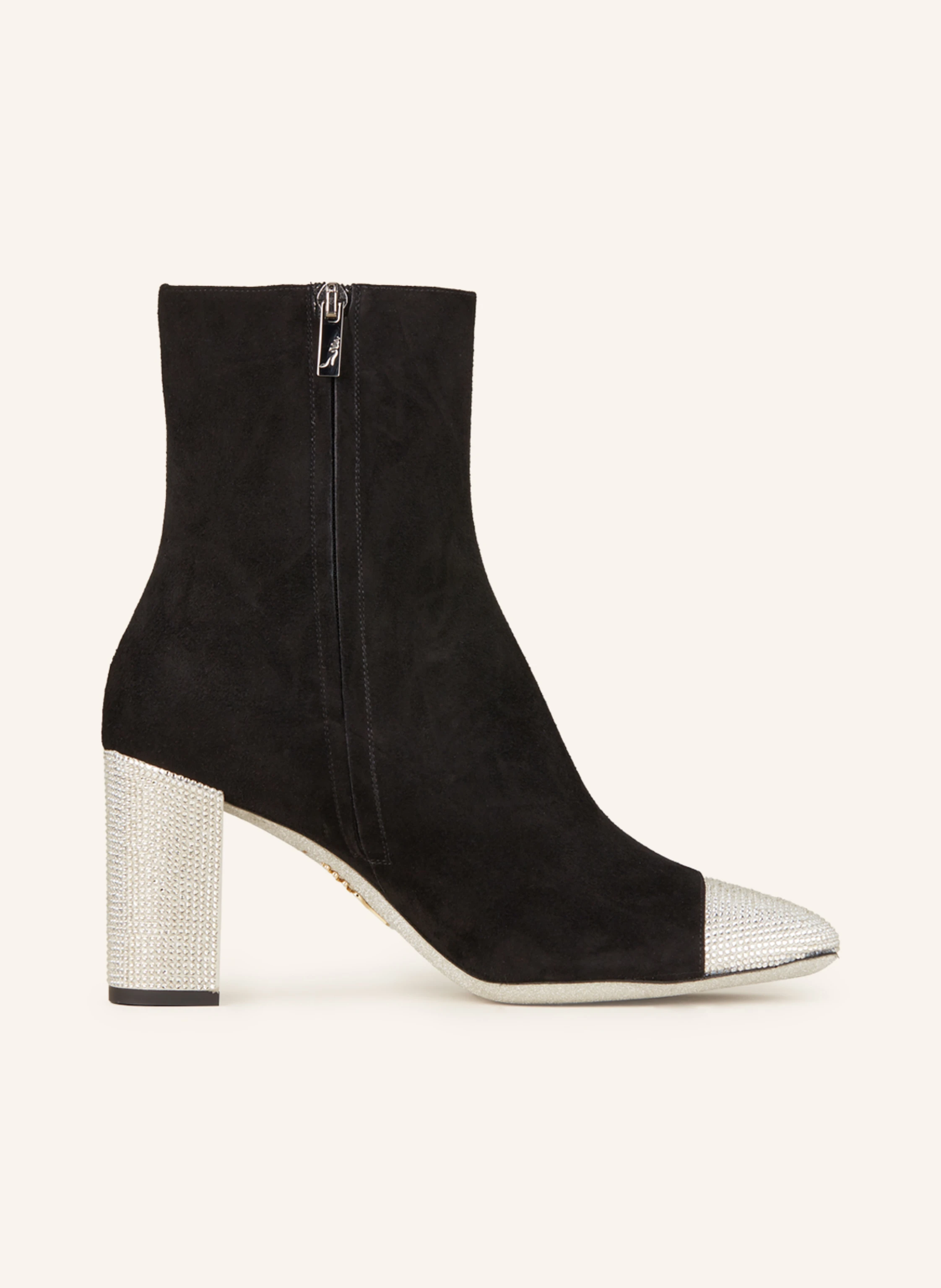 RENE CAOVILLA Stiefeletten mit Schmucksteinen