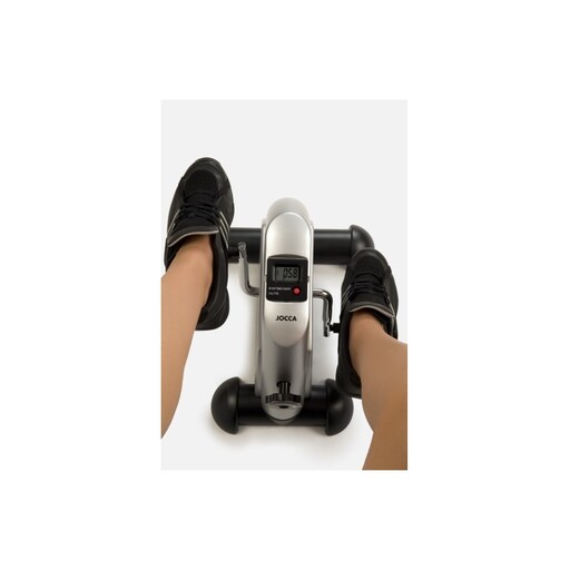 Exercício de pedal digital Jocca com visor - Prata
