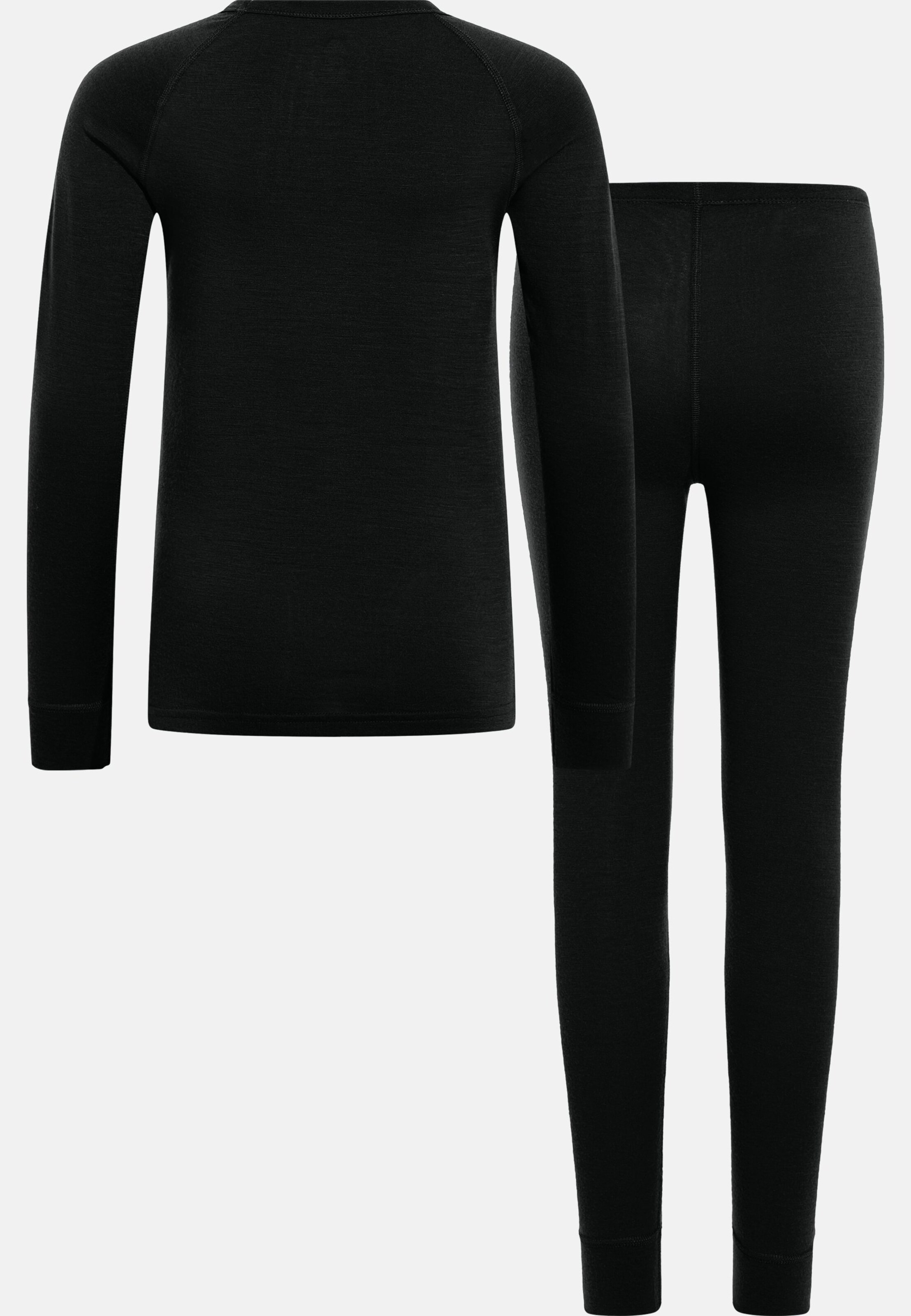 Natural Merino 200 Base layer Set in black