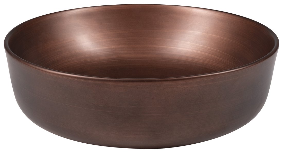 Sapho Priori keramische ronde waskom 41.5cm koper