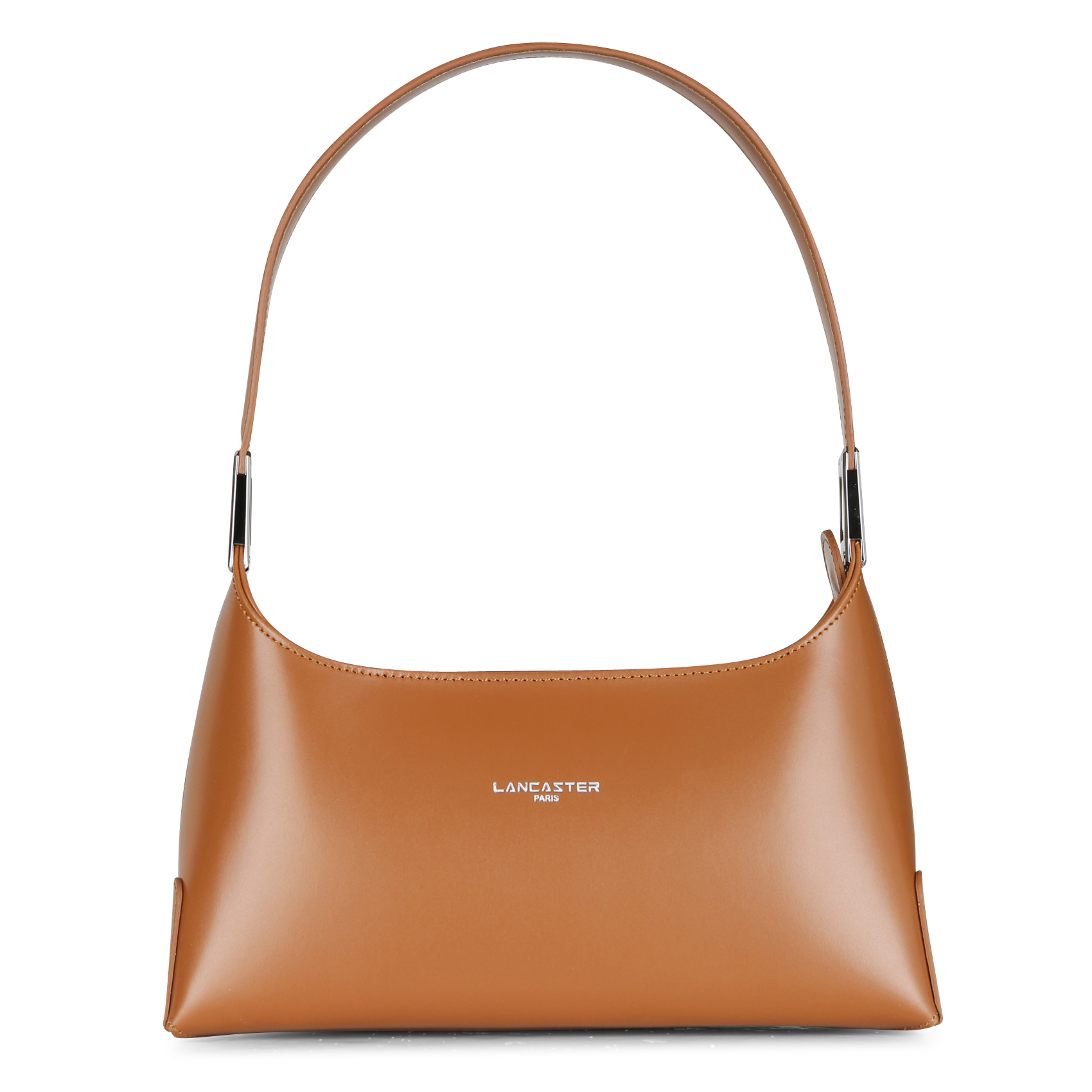 ACE - Sac Baguette zippé en cuir| Marron