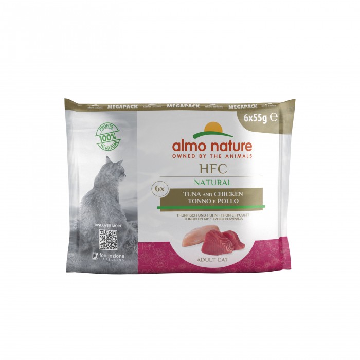 Almo Nature Pâtées Chat Adulte - HFC Natural - 6 x 55 g