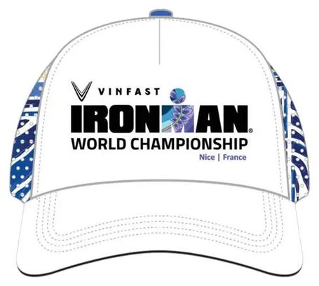 Casquette Ironman World Championship Nice 2024 Event Running Trucker Blanc/Bleu