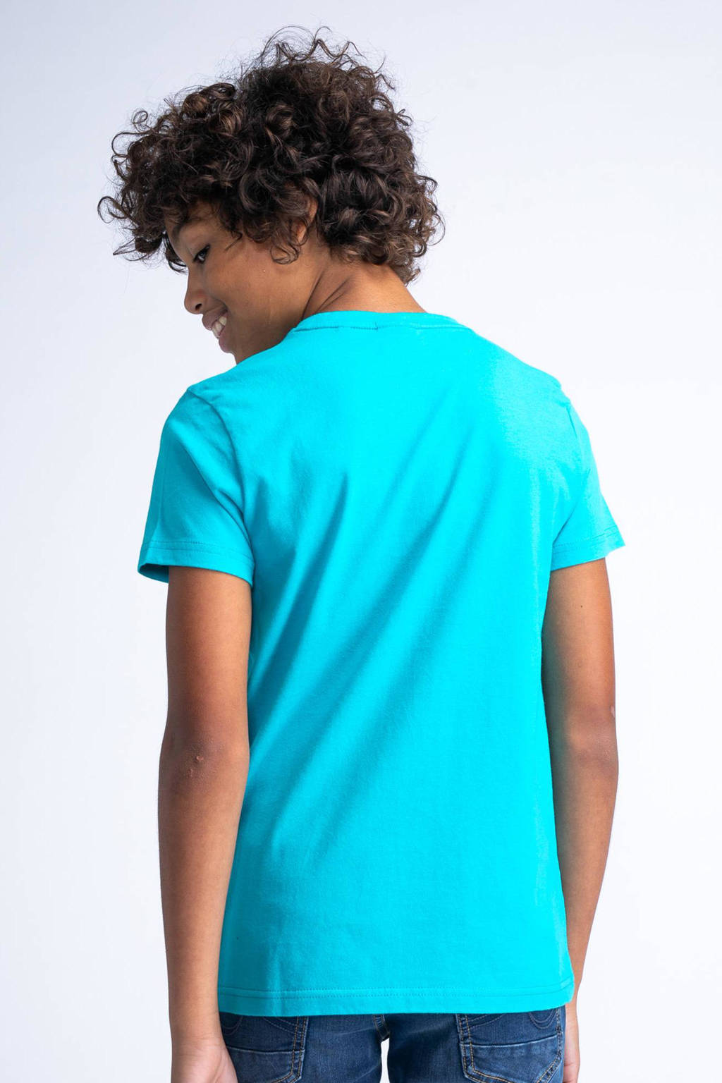 Petrol Industries T-shirt met logo fel blauw