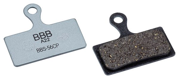 Paire de Plaquettes BBB DiscStop Coolfin Organiques pour Shimano Deore/SLX/XT/XTR