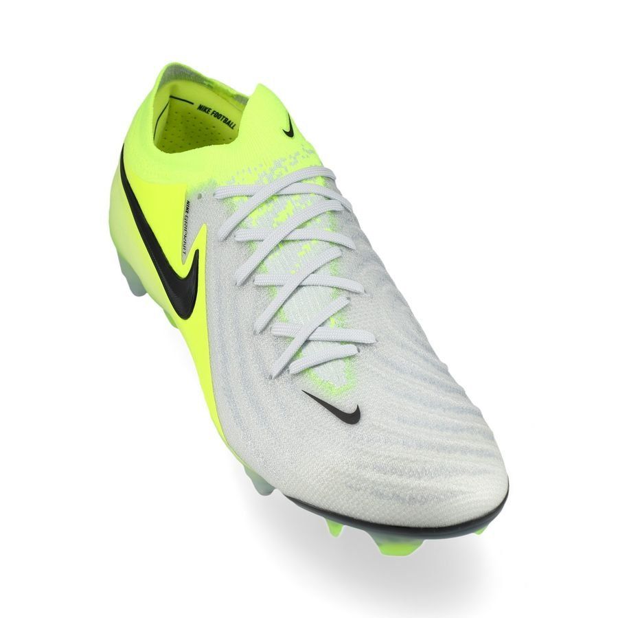 Nike Phantom GX II Elite SG-PRO Anti-Clog Mad Voltage - Argenté/Noir/Jaune Fluo