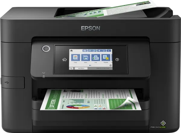 Epson WorkForce Pro WF-4820DWF - Multifunktionsprinter - farve - blækprinter - A4 (210 x 297 mm) (original) - A4/Legal (medie) - op til 25 spm (udskriver) - 250 ark - 33.6 Kbps - USB 2.0, LAN, Wi-Fi(n), USB vært