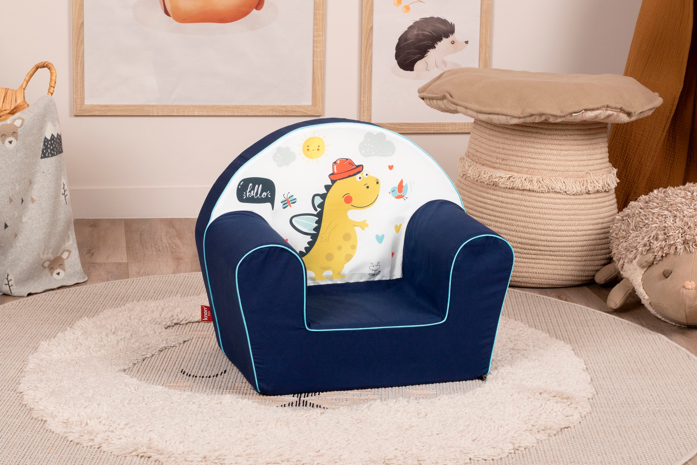 Knorrtoys® Sessel »Lovely dino« für Kinder; Made in Europe