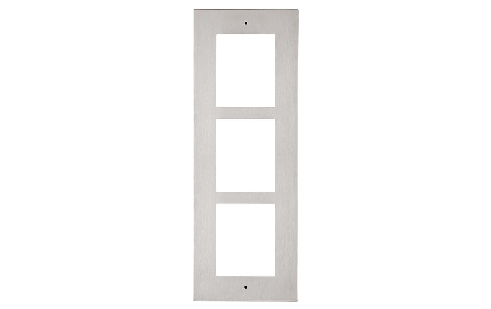 Montagerahmen IP Verso / LTE Verso 3 Module, silber2N Rahmen für den Wandeinbau - 3 Module, silber