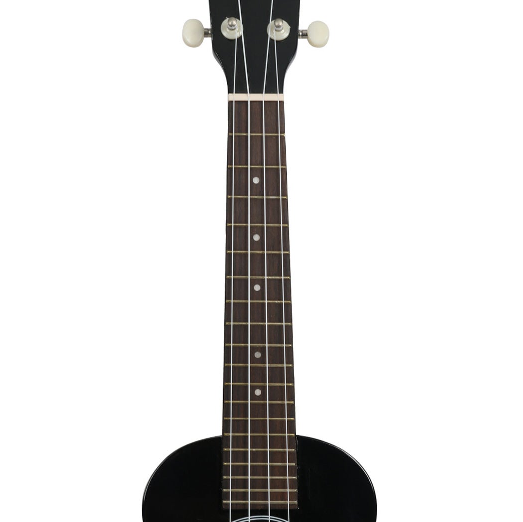 Fazley K23B-W concert ukelele zwart