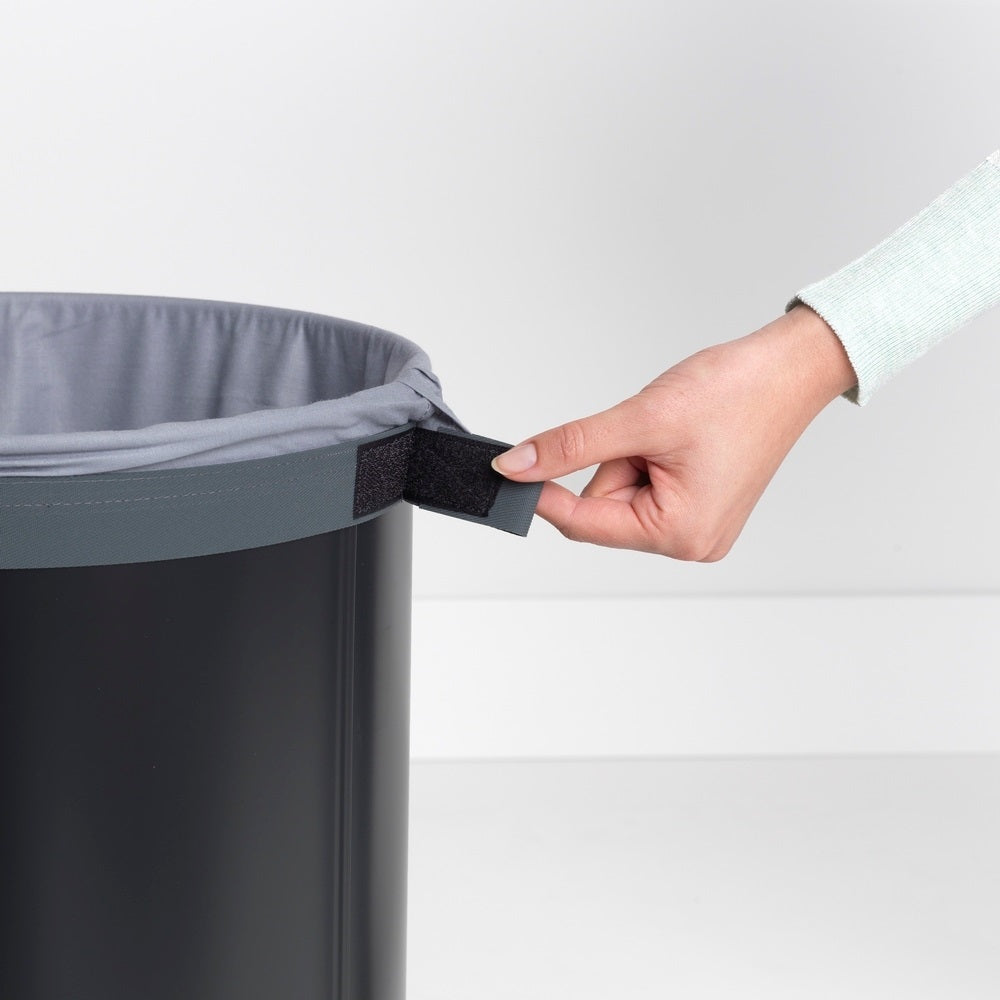 Brabantia Wasbox 60 L - Zwart / Kurk