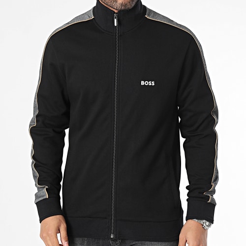 Veste Zippée A Bandes 50511041 Noir