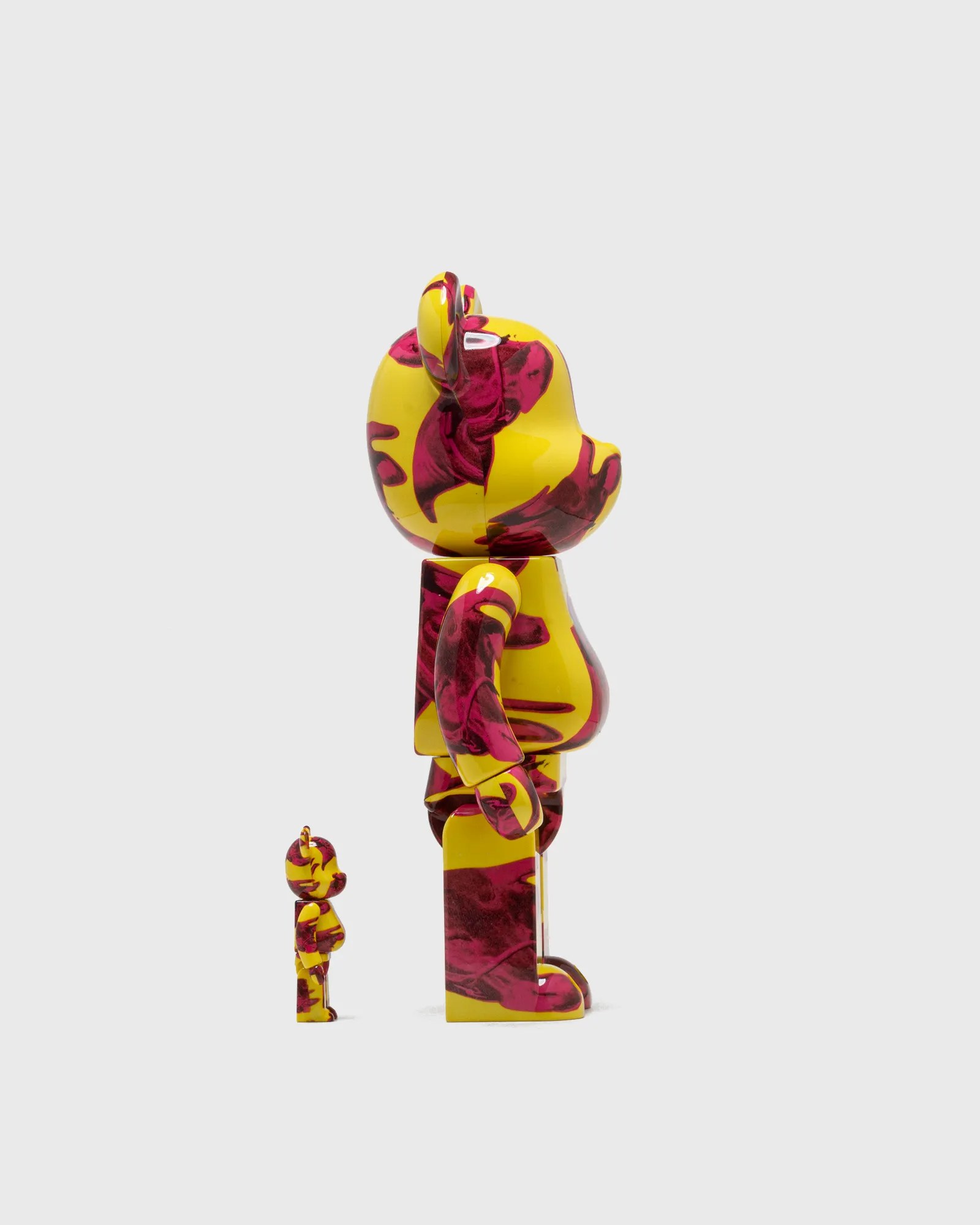 MEDICOM BEARBRICK 400% ANDY WARHOL COW WALLPAPER 2-PACK