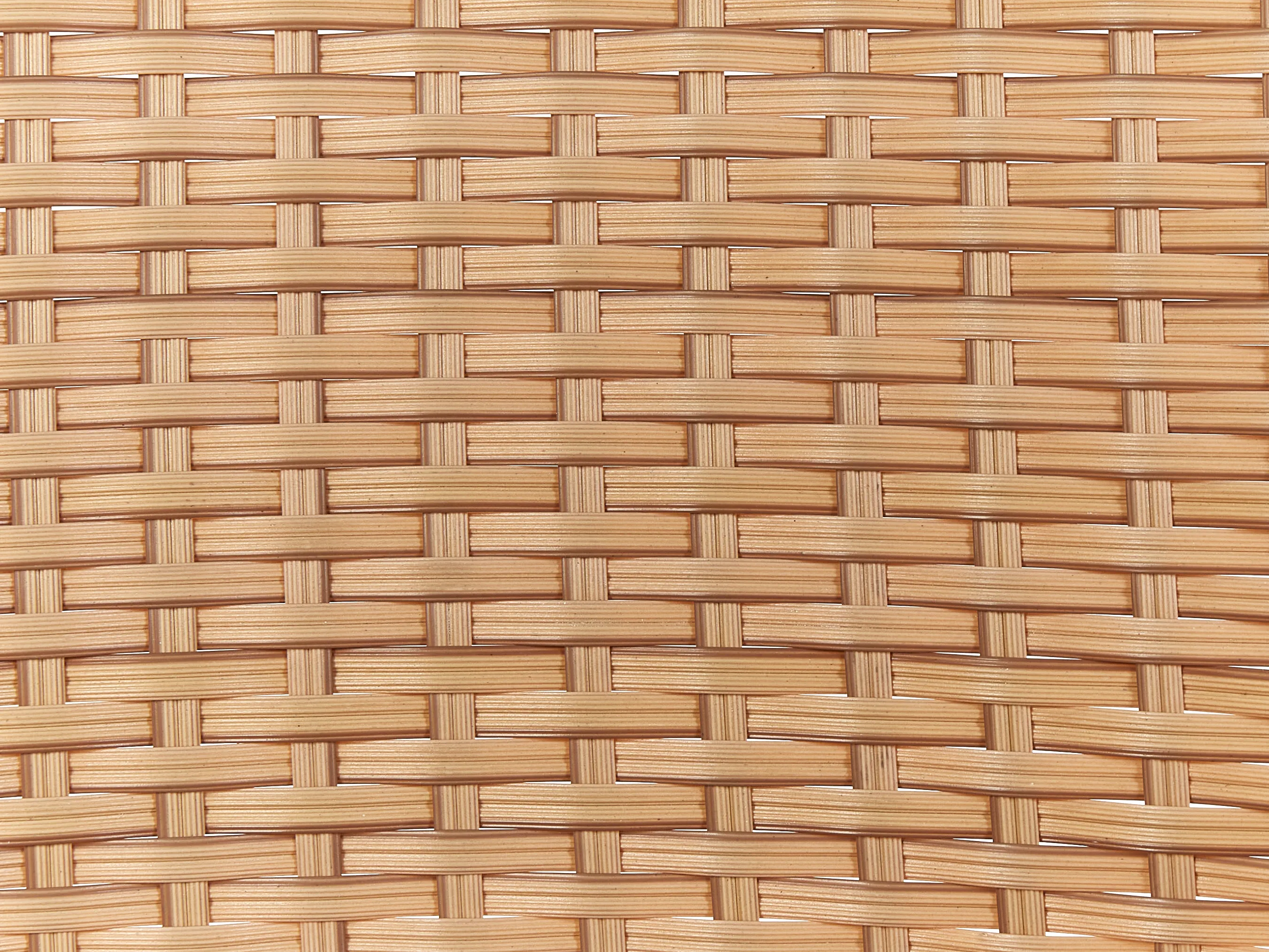Loungeset met tafel 4-zits OFANTO PE rotan Natuurlijk