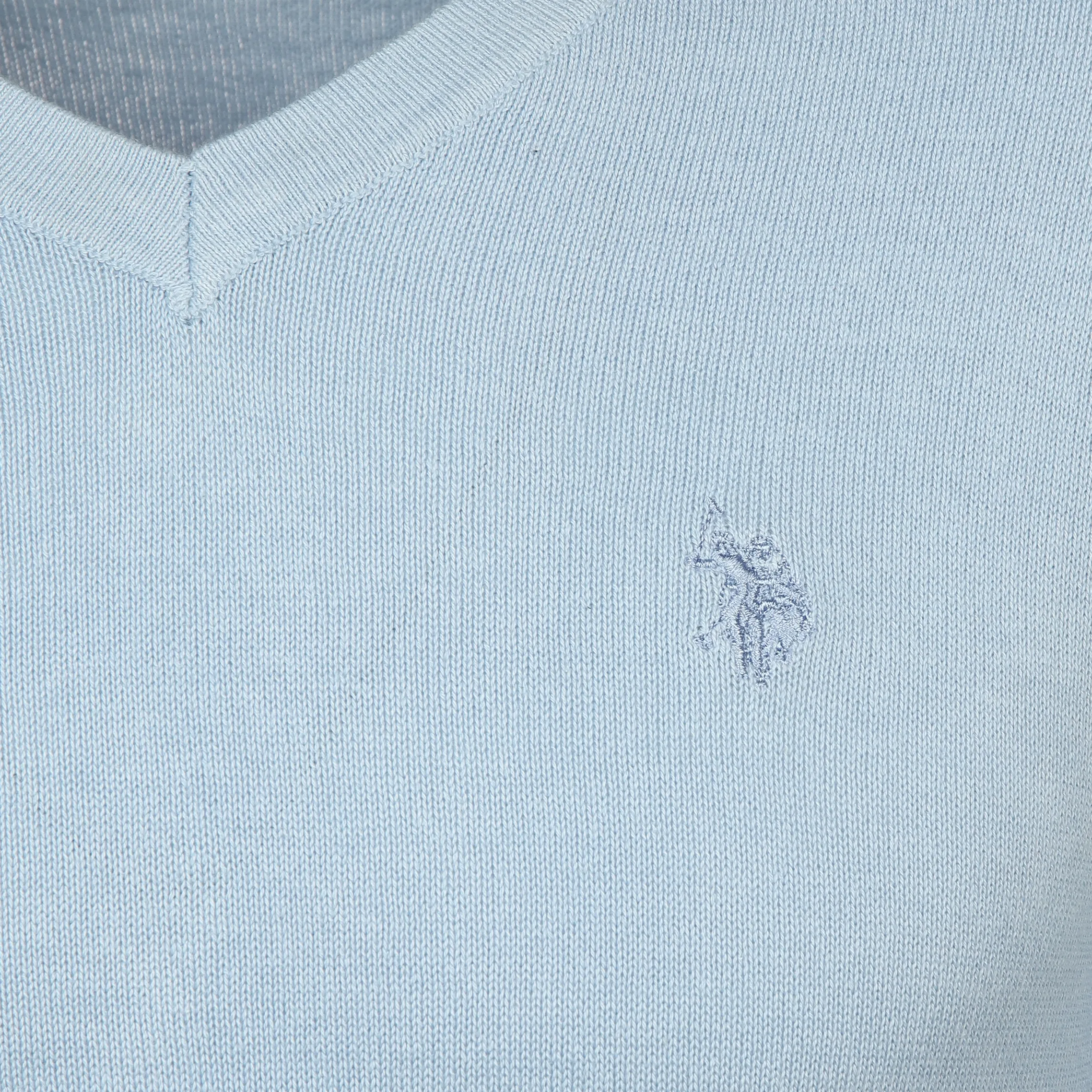 Herren Feinstrickpullover mit V-Ausschnitt