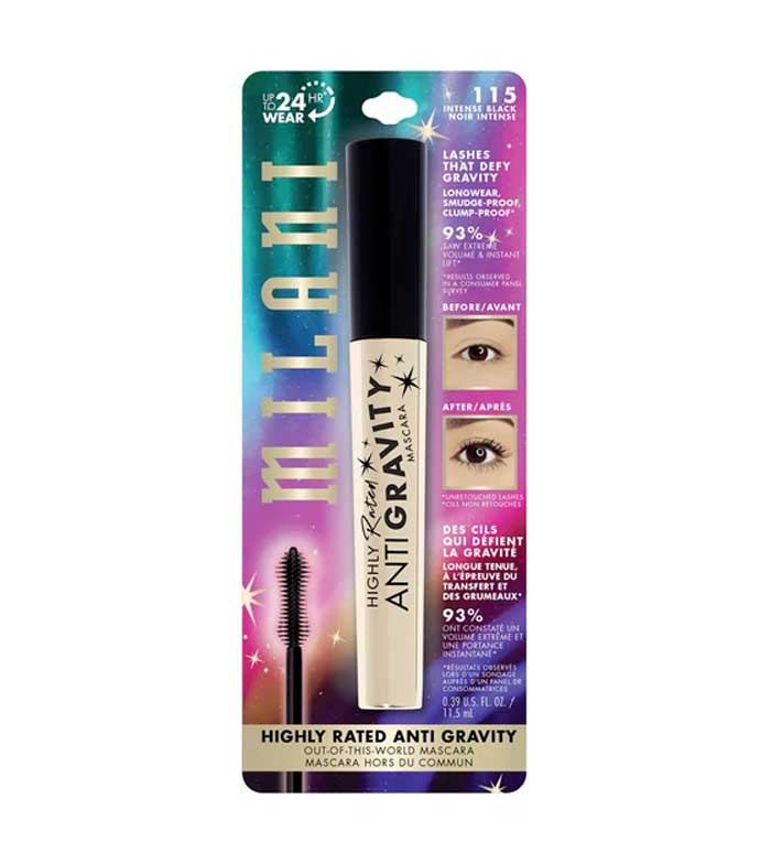 Milani - Highly Rated Anti Gravity Rímel - 115: Intense Black