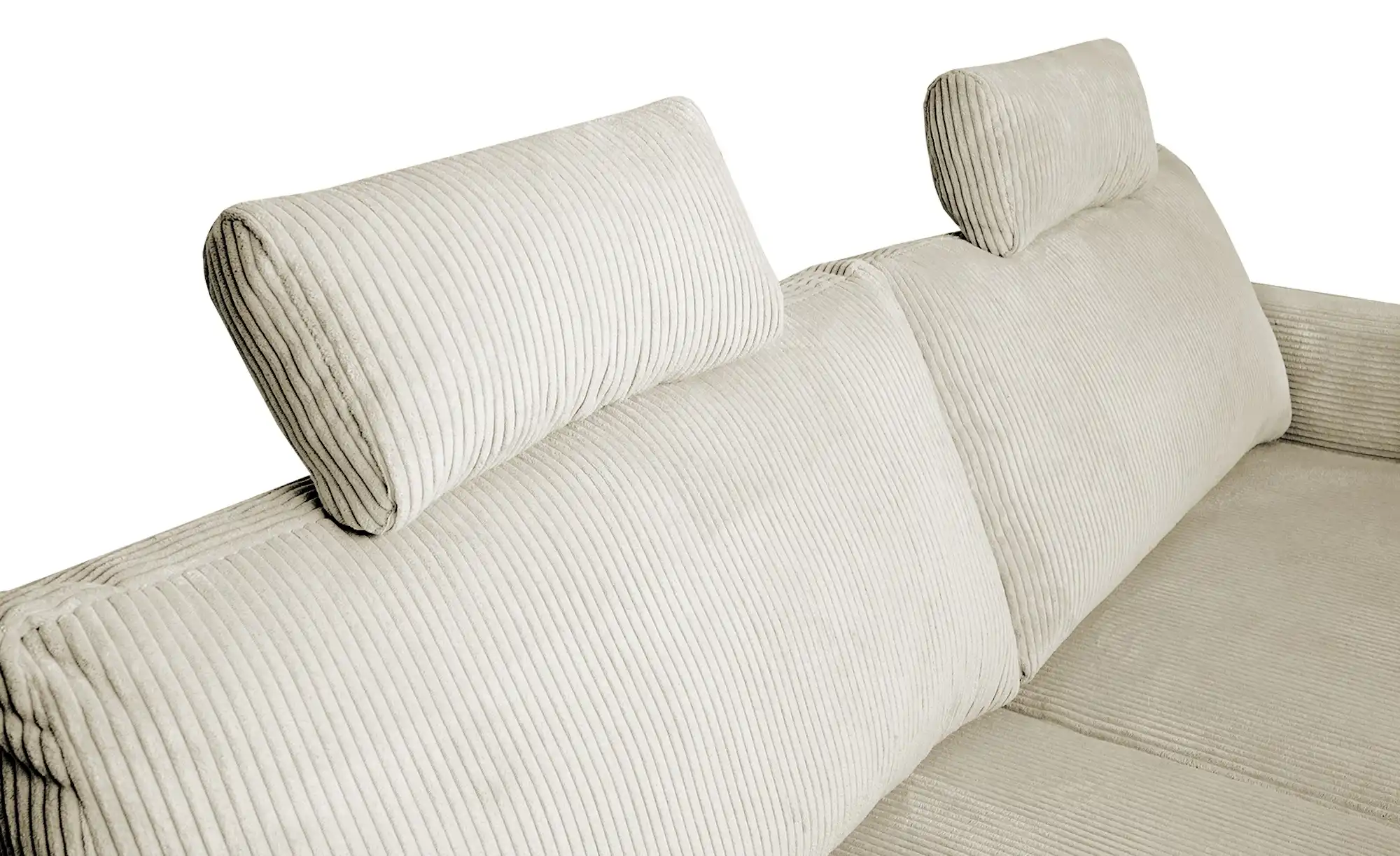 uno Ecksofa trendiger Cordstoff Livorno