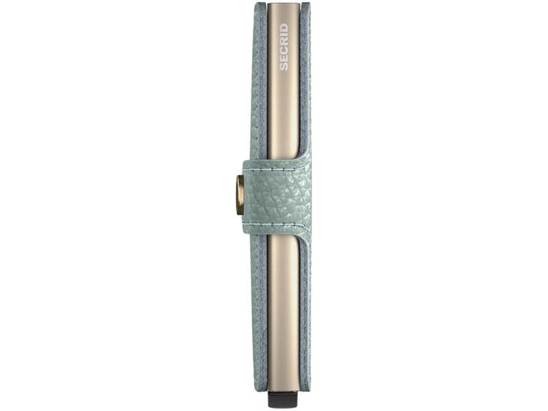 SECRID Portemonnaie Miniwallet Pebble Sea Green Noten- und Karten-Portemonnaie mit RFID-Schutz