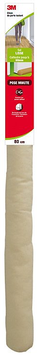 Chien de porte sol lisse aimanté beige 80 cm 3M