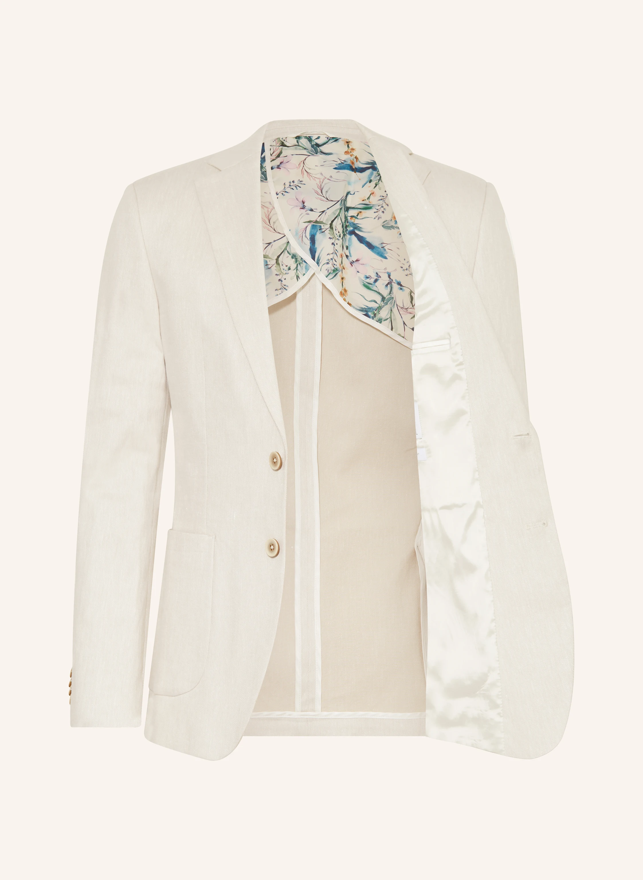 PAUL Anzugsakko Extra Slim Fit mit Leinen