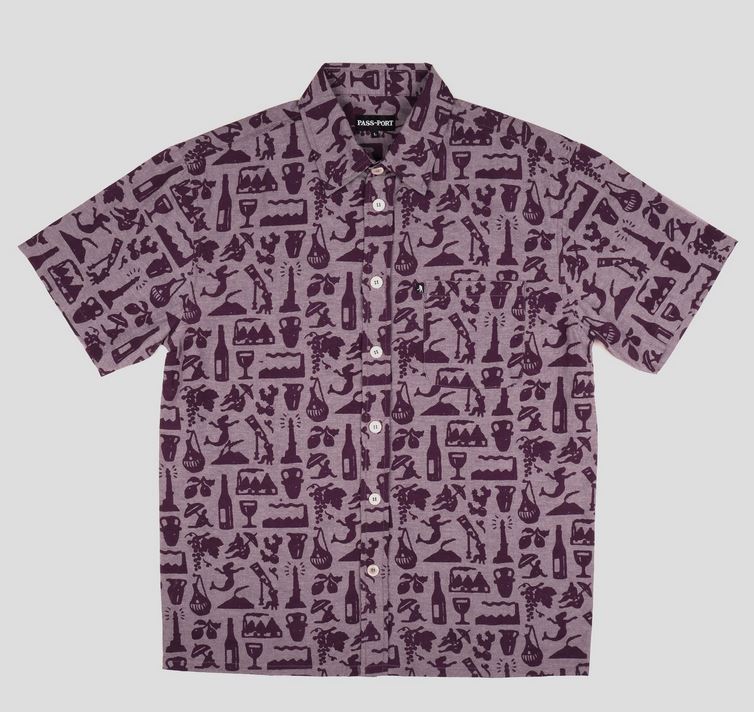 PassPort Shirt SS Life Of Leisure Merlot