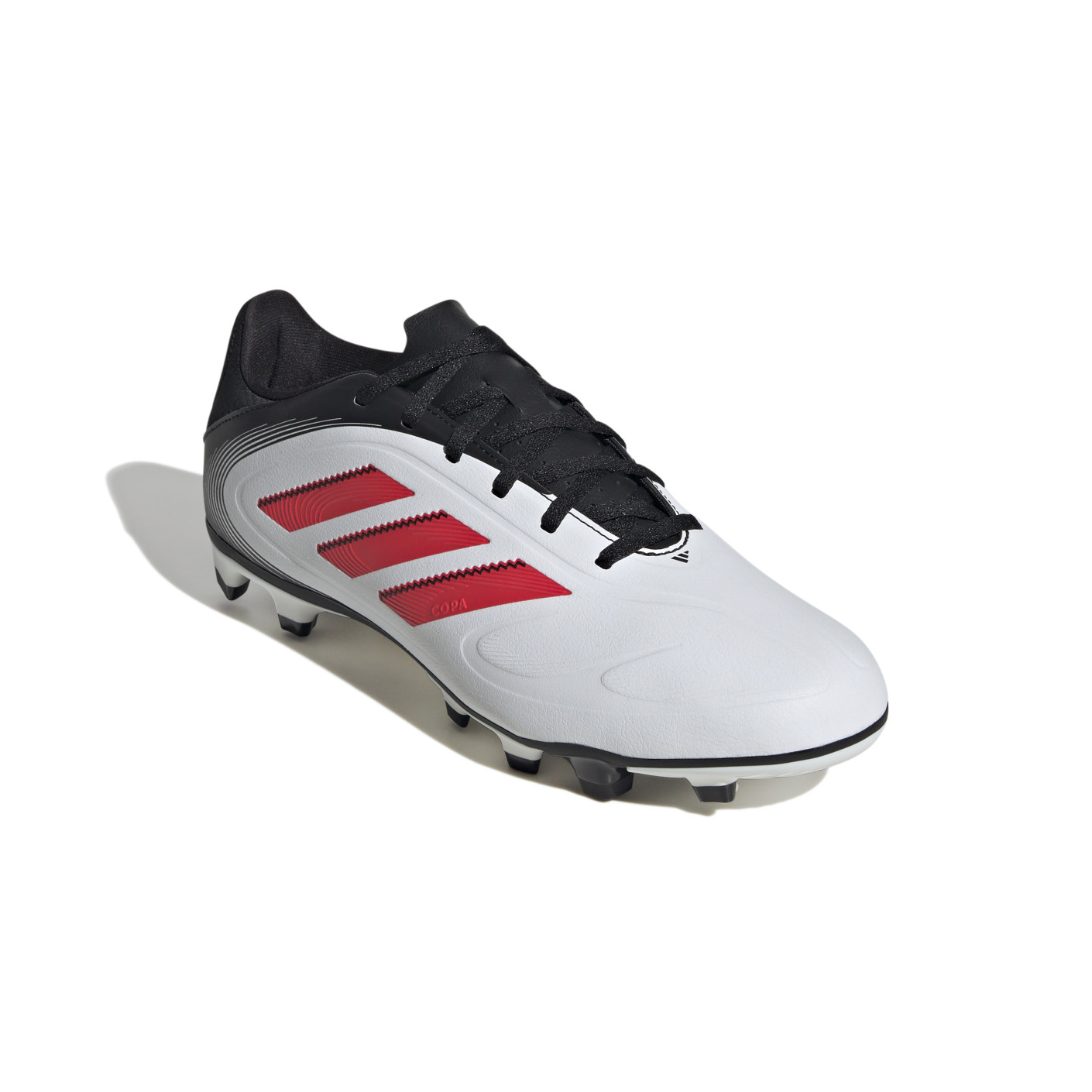 Adidas Copa Pure III Club Gras / Kunstgras Voetbalschoenen (MG) Wit Zwart Rood