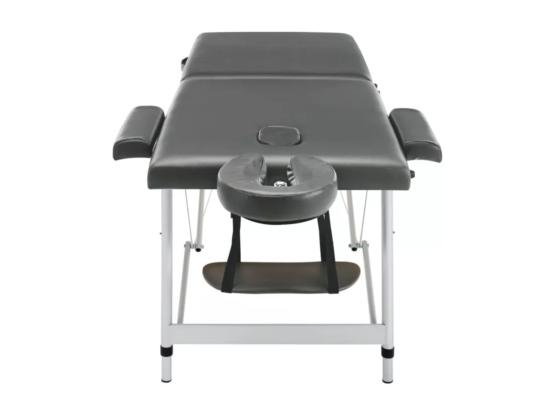Table de massage 2 argenté 186 x 68 x 59 cm 02_0001797