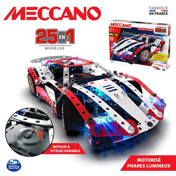 Meccano - 25 Modèles Motorisés Supercar