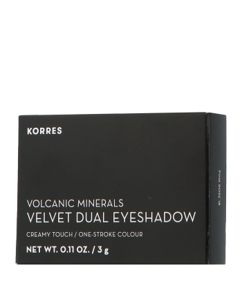 Korres Volcanic Minerals Velvet Dual Eyeshadow Palette Pink Rose 18 3g