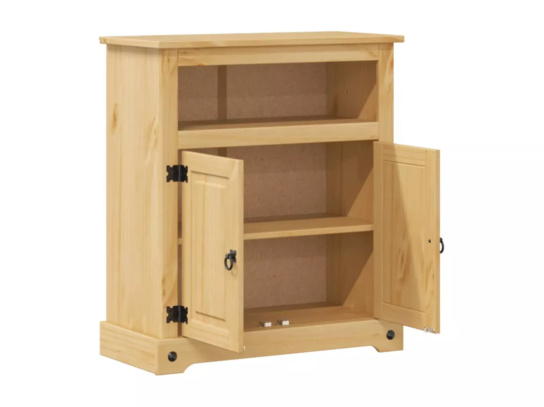 Armoire de salle de bain Corona 70x33x80 cm bois de pin massif