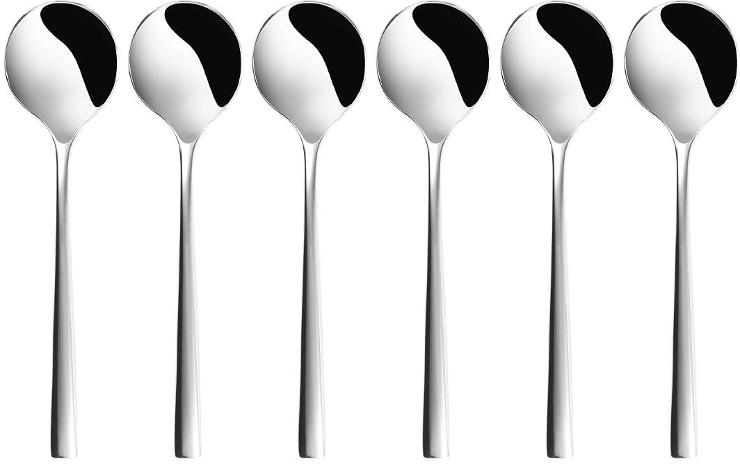 Eierlöffel 6 Stück, SilberLöffel Set