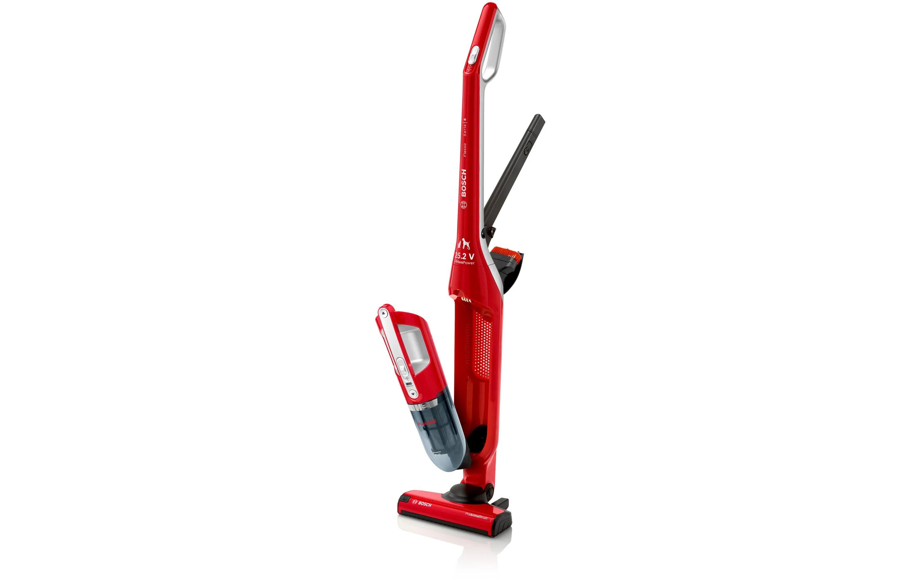 Akku-Hand- und Stielsauger Flexxo BBH3ZOO25 Rot<br>Akkustaubsauger