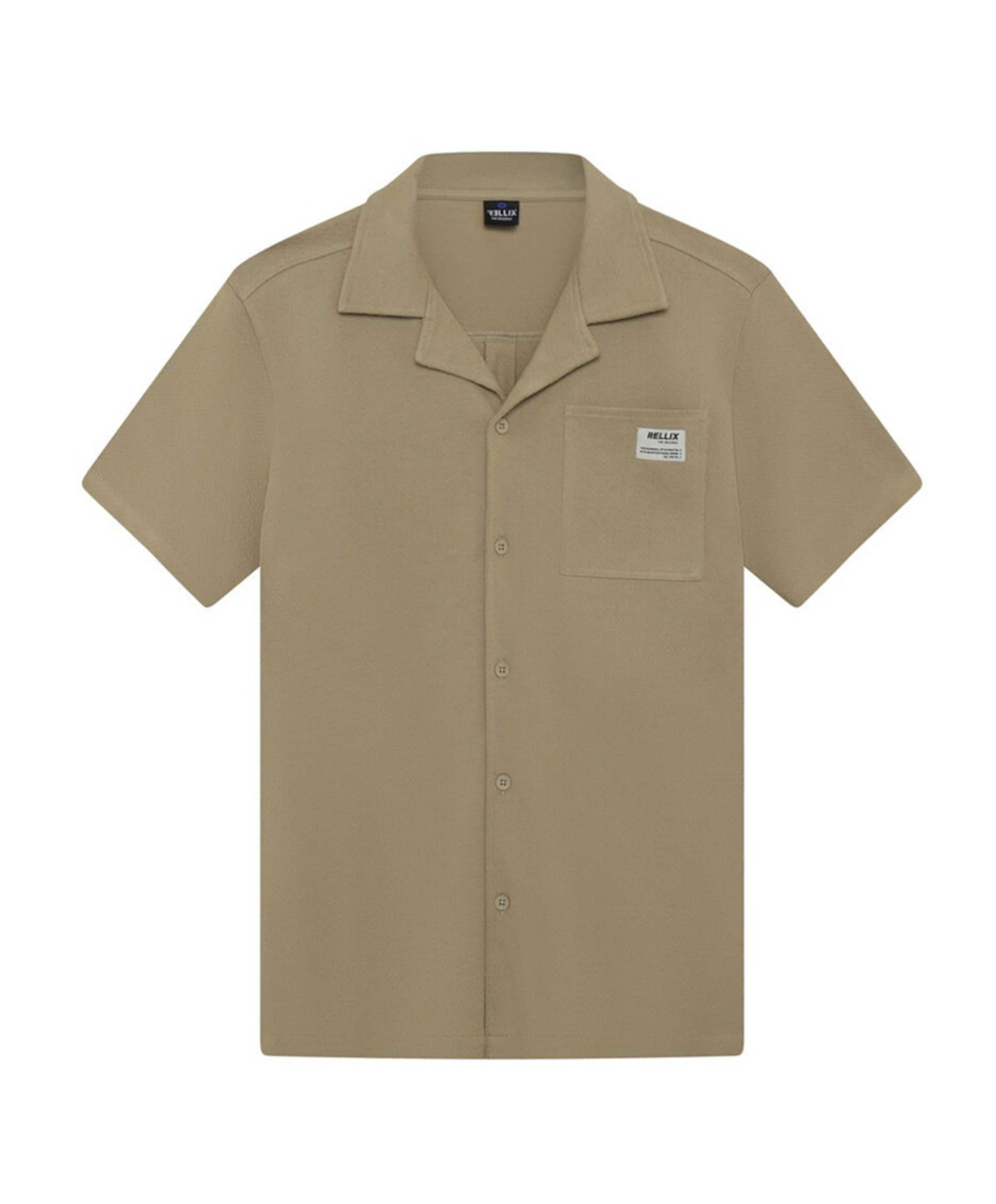 Rellix Jongens overhemd korte mouw beige