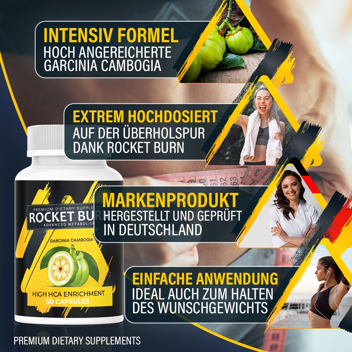Saint Nutrition® | Rocket Burn | Kapseln zum Abnehmen