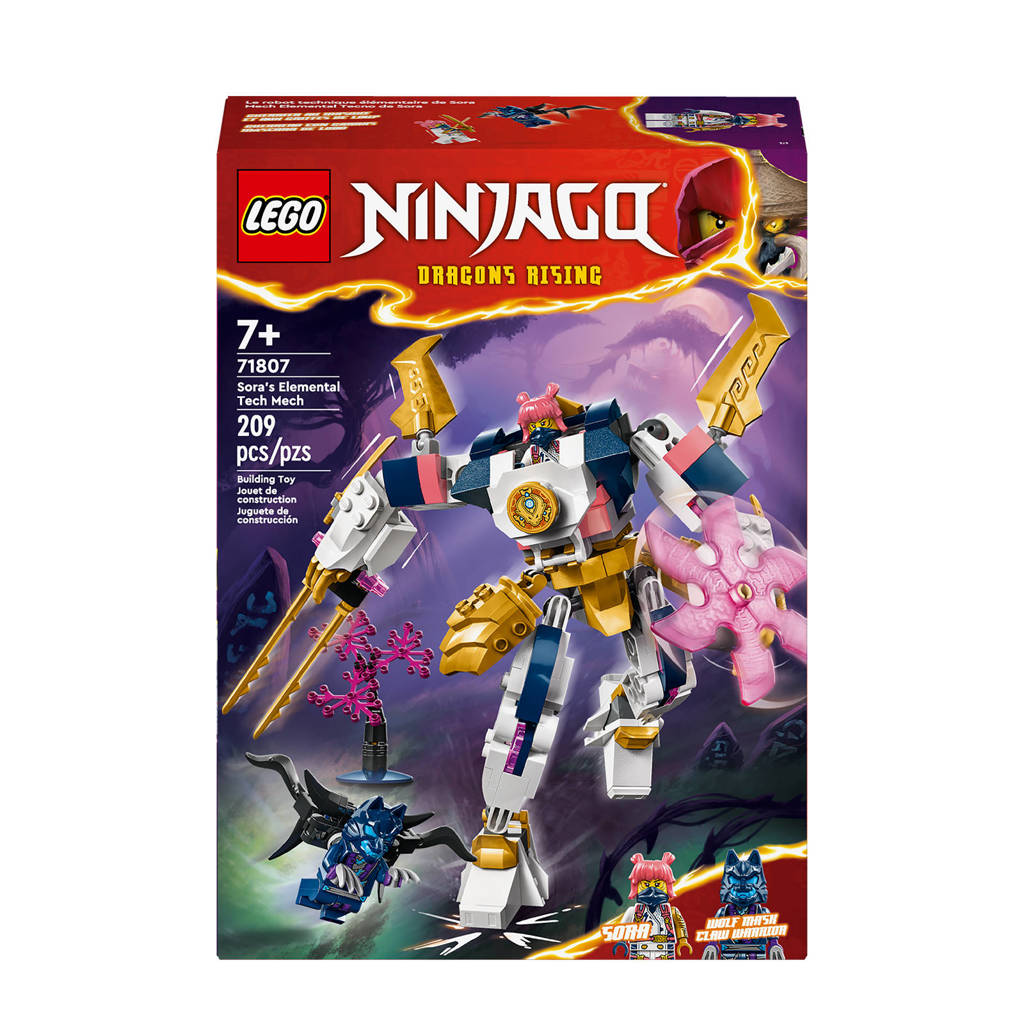 Zeer fijn! Zowel hoofdpersonage als accessoiresSora's elementaire techmecha Ninja Rollenspel Speelgoed voor Kinderen 71807
