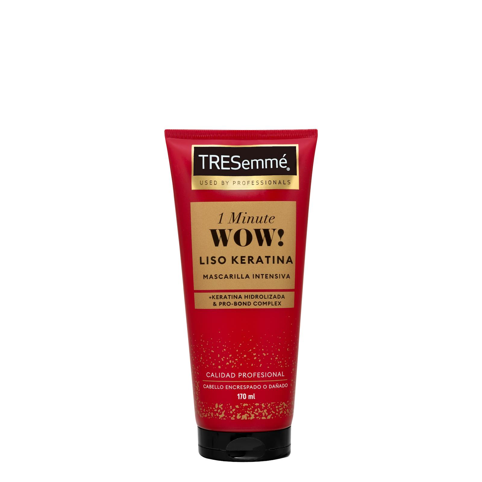 TRESemmé 1 Minute Wow! Masque intensif lissant à la kératine pour cheveux crépus ou abîmés