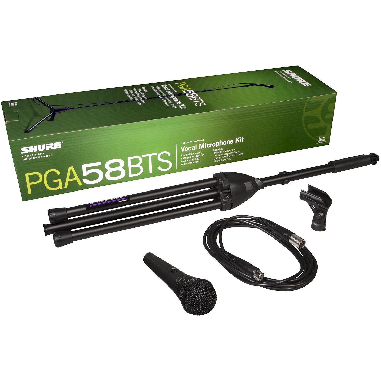Shure PGA58 BTS dynamische microfoonset