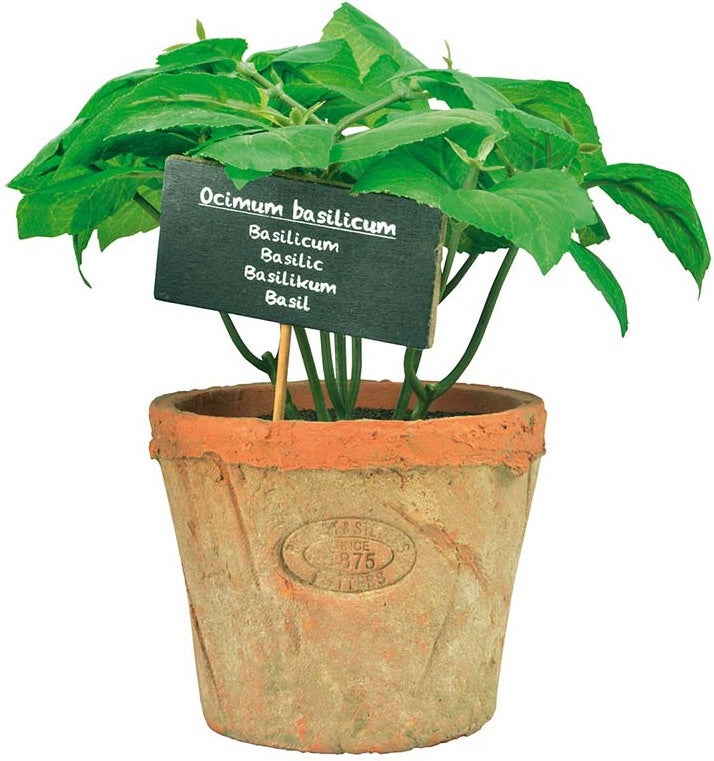 Esschert Design kunstplant Basilicum in pot D 11,1 H 18,5 cm