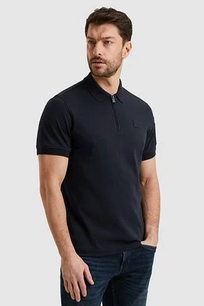 PME Legend Half-Zip Poloshirt Interlock Navy PPSS2503857-5281 kopen